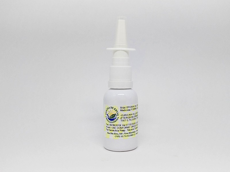 Spray Nasal - Spray nasal (Crcuma, Sucupira e Prpolis) 30mL - ADULTO